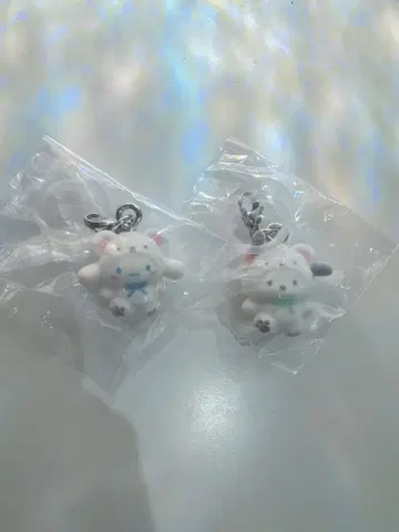 산리오 포근포근 스노우 메지루시 키링