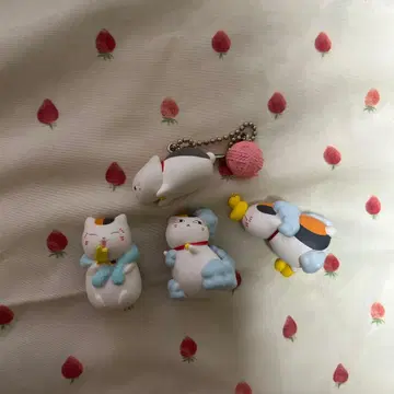 나츠메 우인장 냥코 선생님 해피 목욕 시간 따끈따끈 냥코 선생님 키링