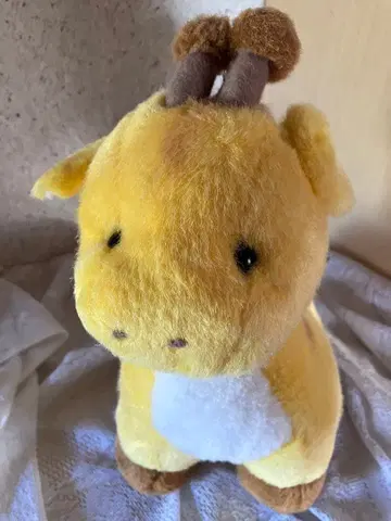 레어 기린 봉제 인형 레트로 새상품급 32cm