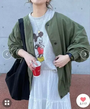 HWG_5 오리지널 오버 사이즈 노카라 셔츠 자켓