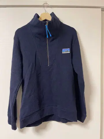 가격 인하 파타고니아 네이비 하프 지퍼 스웨터