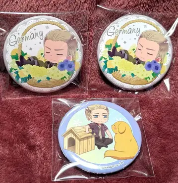 헤타리아 독일 캔뱃지 2종 3개