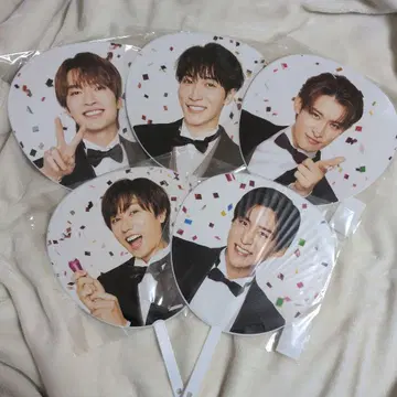 SnowMan Snow World 축하 부채 스노우 월드