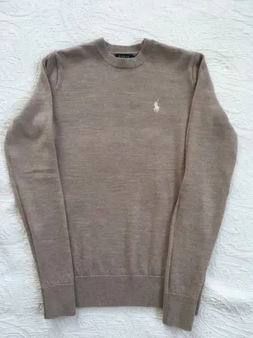 Polo 랄프 로렌 베이지 여성용 스웨터 긴팔