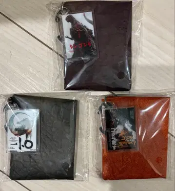 도호 괴수 시리즈 고질라 카라비너 부착 체피 파우치 전 3종 컴프