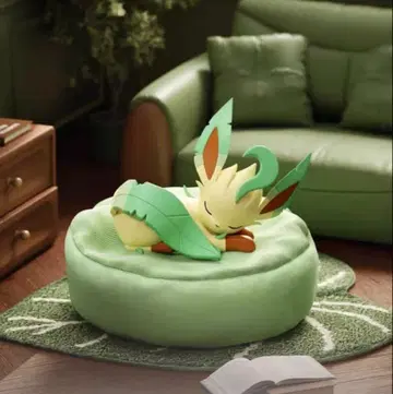 포켓몬 중국 한정판 LANGBOWANG 낮잠 시리즈 리프피아