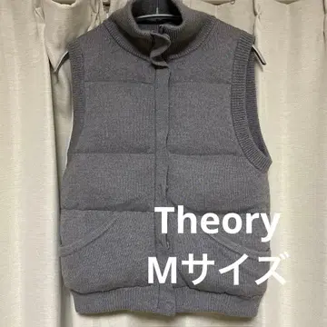 새상품 Theory 다운 베스트 M 사이즈 그레이