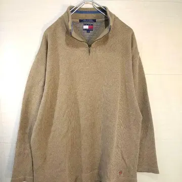 타미힐피거 맨투맨 90S 맨투맨 자수 로고 플래그 택