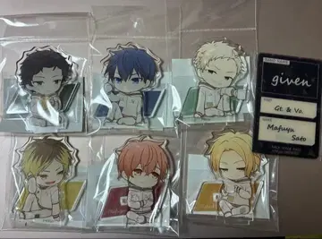 기븐 아크릴 스탠드 6개 클리어 카드 6장 새상품 Palude