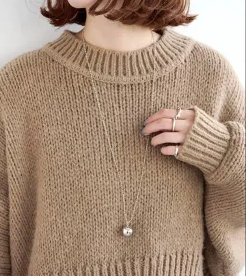 [택 포함 새상품] 공 헤드 롱 목걸이