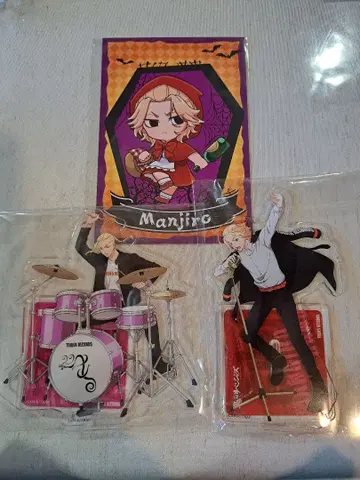 도쿄 리벤저스 사노 만지로 류구지 켄 아크릴 스탠드 세트 타워 레코드