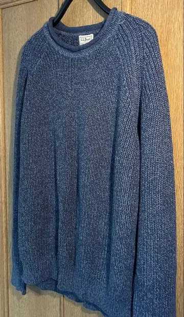 L.L.Bean 니트 스웨터 L 네이비 M-L 상당