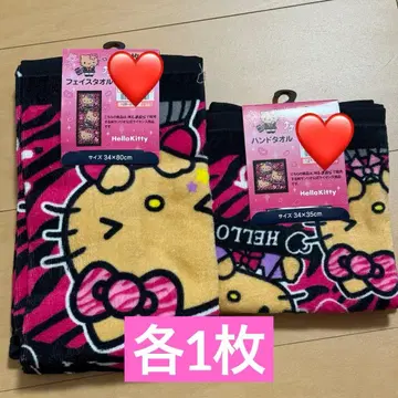 헬로키티 핸드 타월 페이스 타월