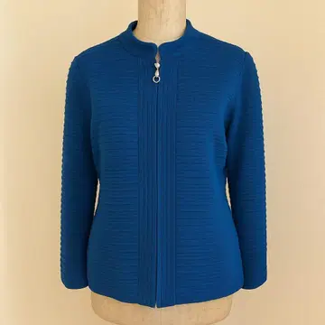 TAKEO NISHIDA 고급 블루 리브 자켓 11호