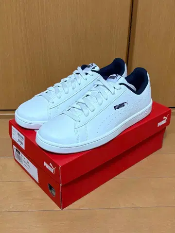 최종 가격 인하 [ PUMA ] 화이트 네이비 스니커즈