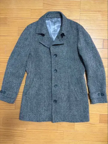 COMME CA MEN 그레이 체스터 코트 L 꼼사맨