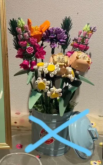 레고 플라워 부케 보타니컬 컬렉션 꽃 일부 부품 없음