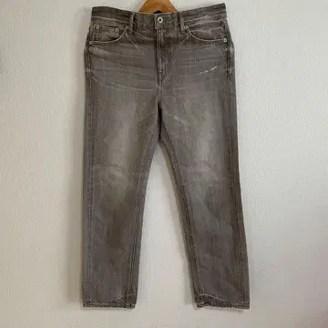[ ships ] 데님 청바지 M 슬림 테이퍼드 그레이 슬림핏
