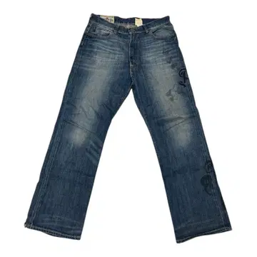 플레어 데님 인디고 블루 archive y2k