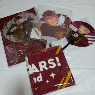 앙스타 아츠키 슈 부채 머플러 타월 4종 세트