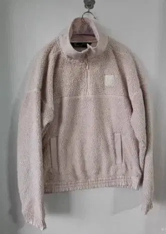 보아 풀오버 라이트 핑크 / 하프 지퍼