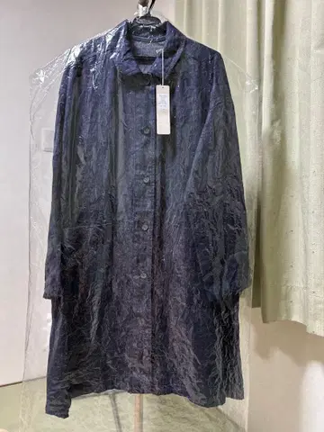 cing symphonique FCS-2303 인디고 셔츠 원피스