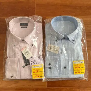 GuTime 슬림 모델 와이셔츠 2장 세트