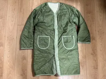 AVIREX 올리브 그린 퀼팅 자켓 M