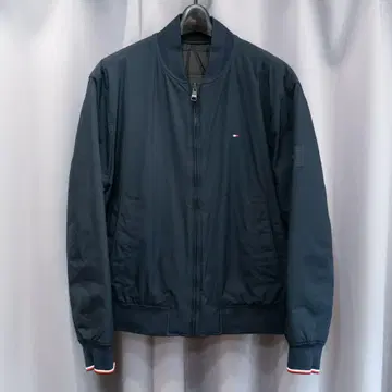 타미힐피거 충전솜 리버서블 봄버 자켓 M