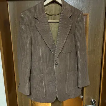 고급 테일러드 자켓 코듀로이 모 100% Pineapple 미사용급