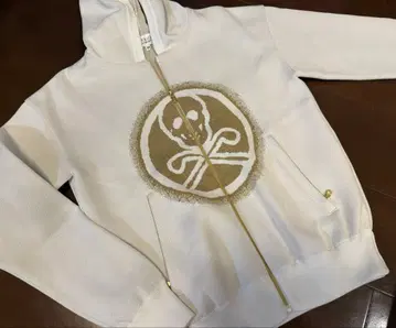 MARK & LONA 화이트 후드티