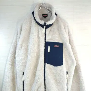 디키즈 보아 자켓 풀 집업 복슬복슬 원포인트 로고