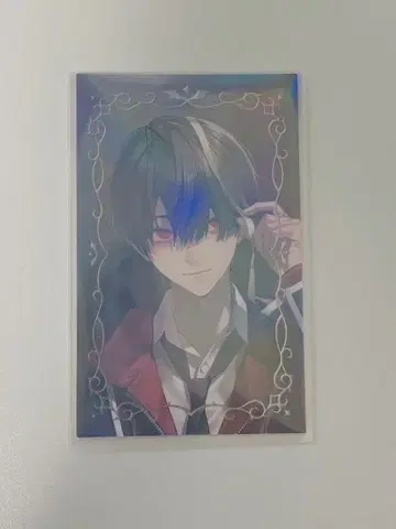 니지산지 쿠츠하 팝업 사진풍 카드 금박 레어