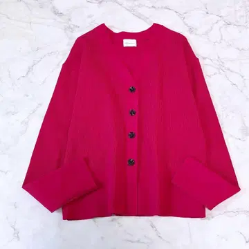 그린 라벨 릴랙싱 서큘러 슬리브 형태 가디건