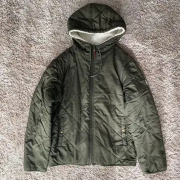 QUIKSILVER 퀵실버 보아 자켓 안감 플리스 카키 M