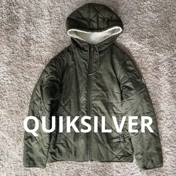 QUIKSILVER 퀵실버 보아 자켓 안감 플리스 카키 M