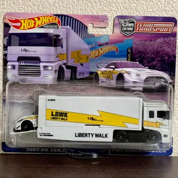 핫휠 닛산 GT-R R35 LBWK 팀 트랜스포트