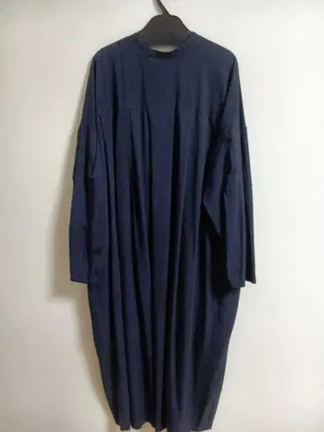 미즈이로 인드 네이비 백리본 롱 원피스