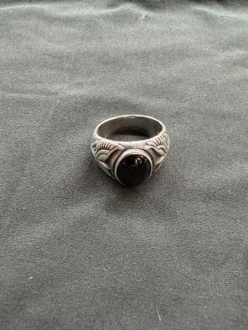 실버 오닉스 반지 조각 디자인 22호 925