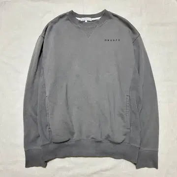 CRONOS 크로노스 트레이닝복 맨투맨 백 로고 그레이