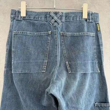 90s ARMANI JEANS 아르마니 청바지 더블니 데님 팬츠