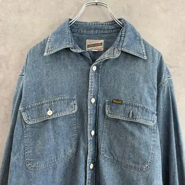 90s Wrangler Japan 랭글러 재팬 데님 셔츠 M