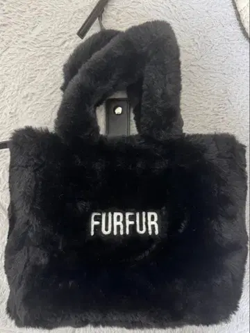 [ 새상품급 ] FURFUR 에코퍼 토트백 블랙
