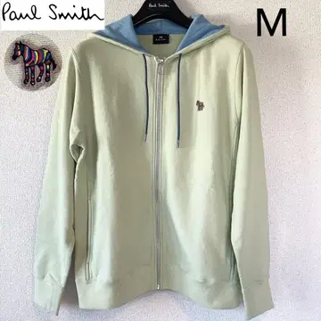 새상품 폴스미스 후드 부착 집업 제브라 후드 맨투맨 그린 L