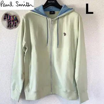 새상품 폴스미스 후드 부착 집업 제브라 후드 맨투맨 그린 L