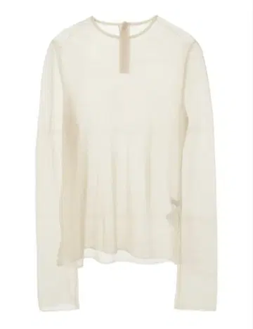 마르티니크 시스루 상의 아이보리