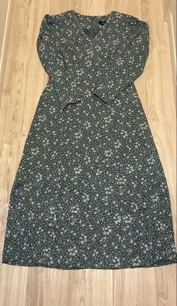 레트로 꽃무늬 빈티지풍 원피스