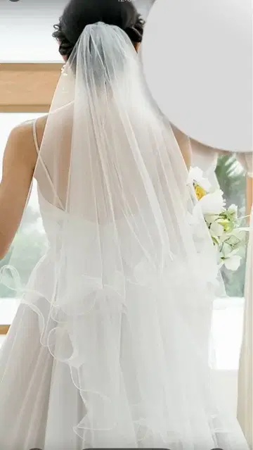 [ 가격 인하 가능 ] 아르이즈 웨딩 WITH A WHITE 멜로우 베일