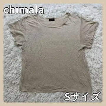 [ 티셔츠 ] 반팔 T셔츠 chimala 여성용 베이지 린넨 100%