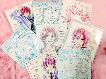 극장판 Free! 입장자 혜택 코스터 마츠오카 린 세트